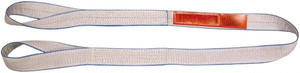 Lift-All 4 ft. Long x 4" Wide, 6,400 Lb Vertical Capacity, 1 Ply, Polyester Web Sling 5,000 Lb Choker Capacity, Silver (Color) EE1804TTX4 - 85807634