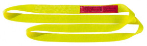 Lift-All 4 ft. Long x 1" Wide, 3,200 Lb Vertical Capacity, 1 Ply, Nylon Web Sling 2,500 Lb Choker Capacity, Yellow EN1801NX4 - 86979788