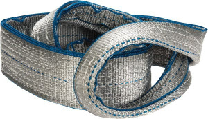 Lift-All 4 ft. Long x 3" Wide, 8,600 Lb Vertical Capacity, 2 Ply, Polyester Web Sling 6,900 Lb Choker Capacity EE2803TFX4 - 89673206
