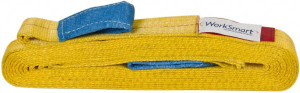 Value Collection 12 ft. Long x 2" Wide, 6,400 Lb Vertical Capacity, 2 Ply, Polyester Web Sling 5,000 Lb Choker Capacity, with Eye & Eye (Flat) WS-MH-SLNG1-141 - 43681493
