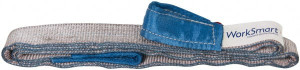 Value Collection 9 ft. Long x 2" Wide, 3,200 Lb Vertical Capacity, 1 Ply, Polyester Web Sling 2,500 Lb Choker Capacity, Silver (Color), with Eye & Eye (Flat) WS-MH-SLNG1-251 - 43682749