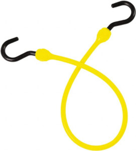 The Better Bungee Bungee Cord with Overmolded Nylon Hook End 12" OAL, Yellow MBBC12NY - 49079361