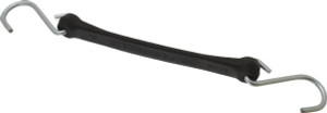 The Perfect Bungee Heavy Duty Tie Down with S Hook 12" OAL, Black B-12 BLACK - 89902506