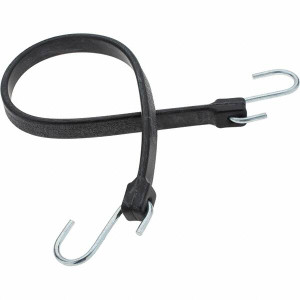 Value Collection 5 Qty 1 Pack Heavy Duty Tie Down with S Hook 24" OAL, Black BD-KP25371-2 - 53606901