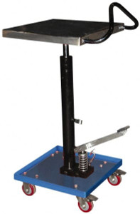 Vestil 200 Lb Capacity Manual Hydraulic Post Lift Table 31" Lift Height, 16" Platform Length x 16" Platform Width HT-02-1616A - 64043623