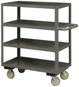 Durham 3,000 Lb Capacity, 24" Wide x 36" Long x 60" High Heavy Duty Service Cart Steel, 4 Shelves RSC-2436-4-3K-9 - 43180595