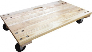 PRO-SOURCE 1,000 Lb Capacity Hardwood/Polyolefin Solid Top Dolly 36" Long x 24" Wide x 5-1/2" High, 3" Polyolefin Wheels HW-2436-3PP - 91278036 PRO-SOURCE 1,000 Lb Capacity Hardwood/Polyolefin Solid Top Dolly 36" Long x 24" Wide x 5-1/2" High, 3" Polyolefin Wheels HW-2436-3PP - 91278036