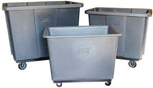 Bayhead Products 1,000 Lb Load Capacity, 50 Bushels, Polyethylene Poly Truck 50" Wide x 84" Long x 30" High UT-50 - 60009404