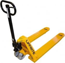 Lift-Rite 8,000 Lb Capacity, 8" Lift Industrial Pallet Truck 3-1/4" Min Lift Height, 48" Fork Length x 7" Fork Width, 27" Overall Width C811LY00-000 - 61973665