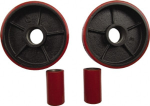 Value Collection 4,400 Lb Capacity, 6-1/2" Lift Replacement Wheel Kit for Low Profile Pallet Jack 2" Min Lift Height, 48" Fork Length x 27" Fork Width, 27" Overall Width WS-MH-PALL-024 - 66774134