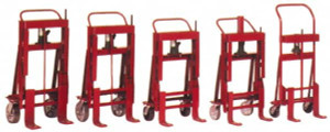 Wesco 2,000 Lb Capacity, 5" Lift Twin Machinery Mover 3/4" Min Lift Height, 5" Fork Length, 23" Overall Width 260091 - 08095820