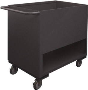 Durham 1,200 Lb Capacity 1-Shelf Stock Truck 18" Long x 36" Wide x 41-1/4" High, Steel, Phenolic Wheels 4SLT-1836-2K-95 - 33669730