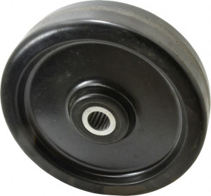Albion Casters 12" Diam x 3" Wide, Phenolic Caster Wheel 3,500 Lb. Capacity, 3-1/4" Hub Length, 1-1/4" Axle Diam, Roller Bearing TM1250120 - 00995944