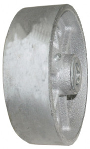 Value Collection 4" Diam x 1-1/2" Wide, Cast Iron Caster Wheel 600 Lb. Capacity, 1-5/8" Hub Length, 1/2" Axle Diam, Roller Bearing GMC-SH-0116 - 02275089