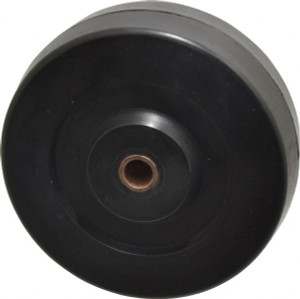 Value Collection 4" Diam x 1-1/4" Wide, Solid Rubber Caster Wheel 200 Lb. Capacity, 1-1/2" Hub Length, 3/8" Axle Diam, Plain Bearing GMC-SH-0115 - 89764542