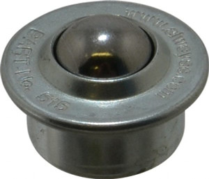 SKF Round, Carbon Steel Ball Transfer 9.5mm Mount Height, 100 Lb. Capacity BT 515-0-13 - 06377543