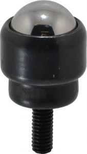 Value Collection 1 Inch Diameter, Round, Carbon Steel Ball Transfer 1.2188 Inch Overall Diameter, 1.4375 Inch Mount Height, 125 Lb. Capacity 4550-03 - 00290767
