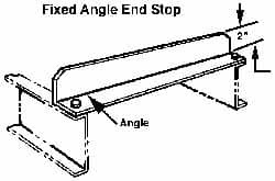 Dematic 18 Inch Long Steel Conveyor Stop STK0300001 - 51608800