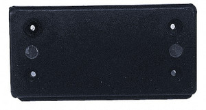 Vestil Rubber Molded Rubber Bumper 8" Wide x 18" High, 2" Projection, 5/8" Bolt Hole Diam B-818 - 30114821