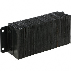 Vestil Rubber Laminated Dock Bumper 24" Wide x 10" High, 6" Projection 1024-6 - 30115158