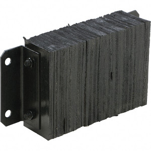 Vestil Laminated Dock Bumper 18" Wide x 10" High, 4" Projection 1018-4.5 - 89829444