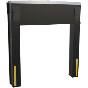 Vestil 8 ft. Door Width x 10 ft. Door Height Polyester Dock Seal & Shelter Combination Black D-150/650-20 - 30113021