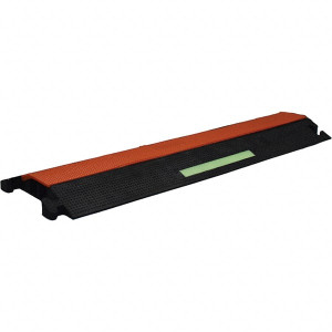 PRO-SAFE 36" Long x 11-1/4" Wide x 1-3/4" High, Polyurethane Ramp Cable Guard 12,500 Lb Load Limit 2072-2 - 31617558