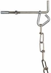 Value Collection 15 Ft. Chain and Hanger Kit with Reflector Steel, Standard Number 2/0 Chain, for Use with Wheel Chocks WS-MH-DOCK1-141 - 51380798
