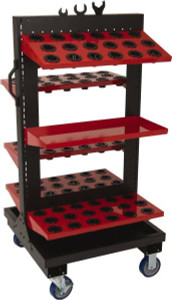 Huot 90 Tool Capacity, HSK 63F Taper ToolScoot Tree CNC Tool Cart 1,200 Lbs. Load Capacity 55976 - 53706362