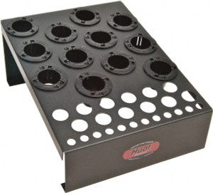 Huot 17 Inches Width x 7 Inches Height x 17 Inches Depth NC/CNC Collet Storage Rack Holds 12 Toolholders, 12 ER32 Collets, 12 ER16 Collets 14728 - 53706198