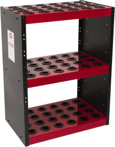 Huot Tool Tower 3 Shelves, 24 Tools per Shelf, for Use with 40 Taper Tools 13840 - 85153062