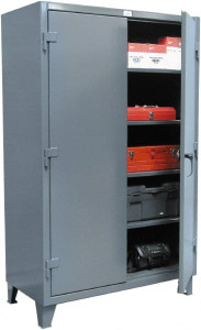 Strong Hold 4 Shelf Locking Storage Cabinet Steel, 60" Wide x 24" Deep x 72" High, Dark Gray 56-244 - 43717800