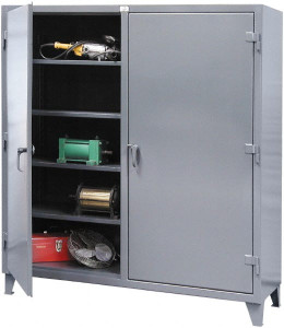 Strong Hold 8 Shelf Locking Storage Cabinet Steel, 72" Wide x 24" Deep x 78" High, Dark Gray 66-DS-248 - 67745349