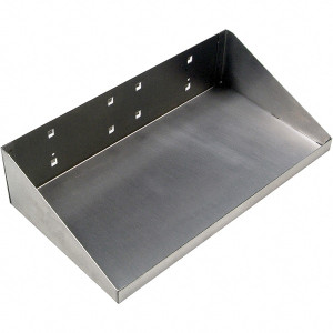 Triton Products Stainless Steel Pegboard Shelf For Use with Stainless Steel Square Hole LocBoards Pegboards 66126 - 31331796