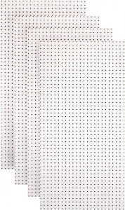 Triton Products 24 x 48" Hardboard Pegboard Storage Board 4 Panels, White TPB-4W - 43956143