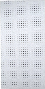 Triton Products 48 x 96" Polypropylene Pegboard Storage Board 1 Panel, White DB-96 - 78267531