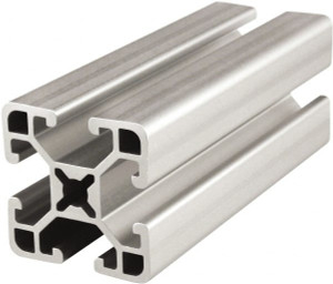80/20 Inc. 72 Inches Long x 1-1/2 Inches Wide x 1-1/2 Inches High, T Slotted Aluminum Extrusion 0.781 Square Inches, Clear Anodized Finish 1515-ULS-72 - 61984852