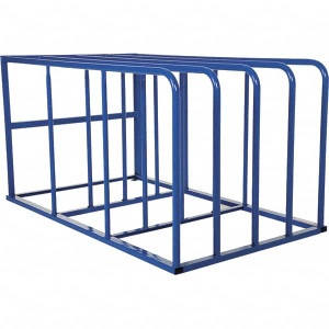 Vestil 7,700 Lb Capacity Standard Sheet Rack 4 Bays, 50" Wide x 44" High x 84" Deep, Blue VSSR-15 - 60282597