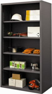 Durham 4 Shelves, 7,600 Lb Capacity, Closed Shelving System 36" Wide x 24" Deep x 72" High, Gray 5011-4S-95 - 66868407