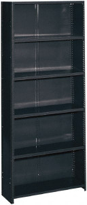Made in USA 6 Shelf, 1,575 Lb. Capacity, Closed Shelving Starter Unit 48" Wide x 12" Deep x 85" High, Gray 48X12X8524GABDS - 89786172