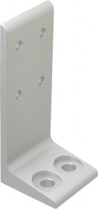 80/20 Inc. 2" Wide, 5" High, Open Shelving Accessory/Component Aluminum, 2" Deep, Use with Series 10 2416 - 09679796