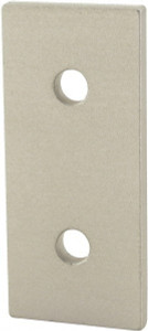 80/20 Inc. 27mm Wide, Open Shelving 2 Hole Joining Strip Aluminum, Clear Anodized Finish, 60mm Long, Use with 30 Series & Bolt Kit 75-3600 30-4307 - 43302710