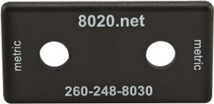 80/20 Inc. 50mm Wide, Open Shelving Accessory/Component Molded ABS, 25mm Long, Use with 25-2550 25-2025 - 79357307
