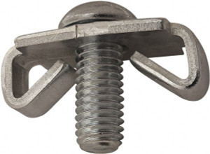 80/20 Inc. Open Shelving Extrusion End Fastener with Screw Bright Zinc Finish, Use with 40 Series 40-3891 - 79381422
