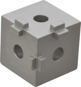 80/20 Inc. Open Shelving Square Tri-Corner Connector Aluminum, Use with Series 10 & Bolt Kit 3017 4042 - 82053786