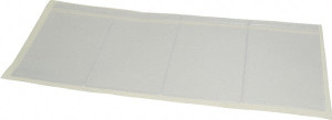 Aigner Label Holder 3" Wide, 3" High, Open Shelving Label Holders Vinyl, 5" Long, Use with Bins/Totes BB-35 - 60619400