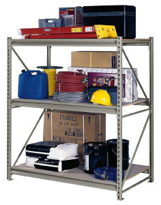 Edsal 60" Wide, 3-1/2" High, Open Shelving Extra Shelf 36" Deep, Use with Edsal Welded Bulk Rack BWXL54-36 - 60814597