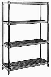 Metro 24" Wide, 1-1/2" High, Open Shelving Shelf Polymer, 18" Deep, Use with Metro Max Q MQ1824G - 66688326