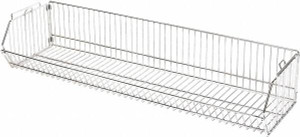 Quantum Storage Systems 14" Wide, Open Shelving Accessory/Component Chrome, Chrome Finish, 48" Long, Use with Wire Shelving Units 1448BC - 54250451