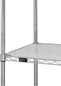 Quantum Storage Systems 18" Wide, Open Shelving Accessory/Component HDPE, Polyethylene Finish, 60" Long, Use with Wire Shelving Units 1860SM - 71758551